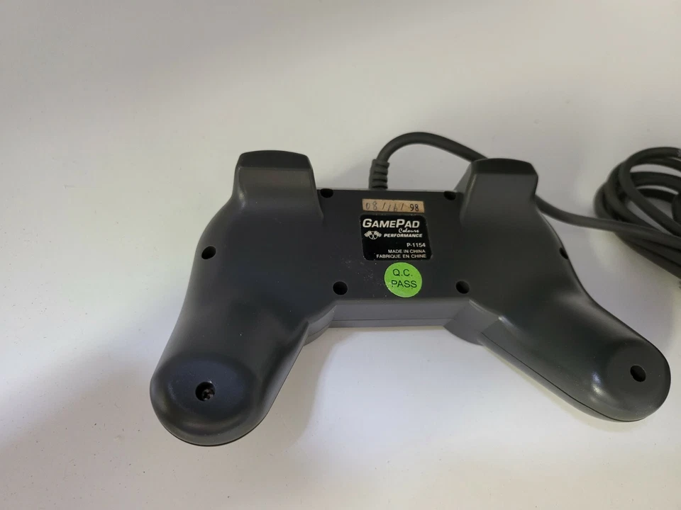 Performance Gray GAME PAD Colors Controller  for Playstation 1 PSONE   #17T - Image 2 of 4
