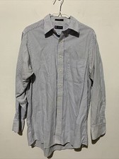 CHAPS OXFORD REGULAR FIT EASY CARE DRESS SHIRT LIGHT BLUE 15-15.5 32/33