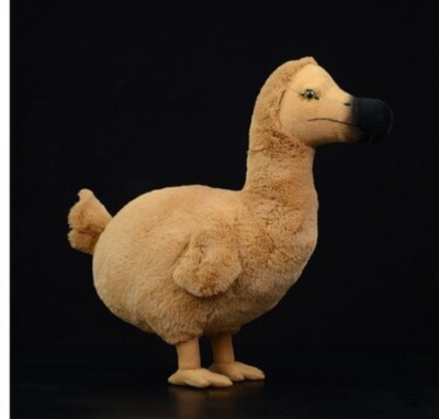 Simulation Dodo Bird Plush Doll 34cm Stuffed Ancient Animal Toy Kids Gift