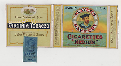 Cigarettes manufactured from Navy Cut Tobacco by John Player