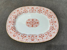 Antique 19th Century English Minton Platter / Tray Scrolling & Floral Decoration