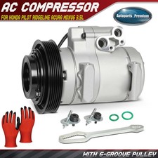 Ac Compressor With Clutch For Honda Pilot 2016-2020 Ridgeline 2017-2019 Mdx 3.5l Ac Compressor With Clutch For Honda Pilot 2016-2020 Ridgeline 2017-2019 Mdx 3.5l