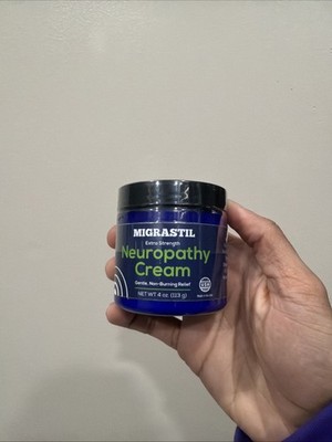 Basic Vigor Migrastil Neuropathy Relief Cream Extra Strength for Feet Legs an...