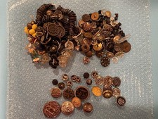 Large Lot of Vintage Buttons Many Varieties S...