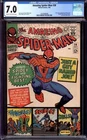 AMAZING SPIDER-MAN #38 CGC 7.0 CR/OW PAGES // 2ND CAMEO APP MARY JANE 1966