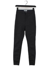 New Look Women's Leggings UK 10 Black Viscose with Elastane, Nylon Full length