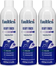 Faultless Heavy Spray Starch – 20 oz, 3 Pack
