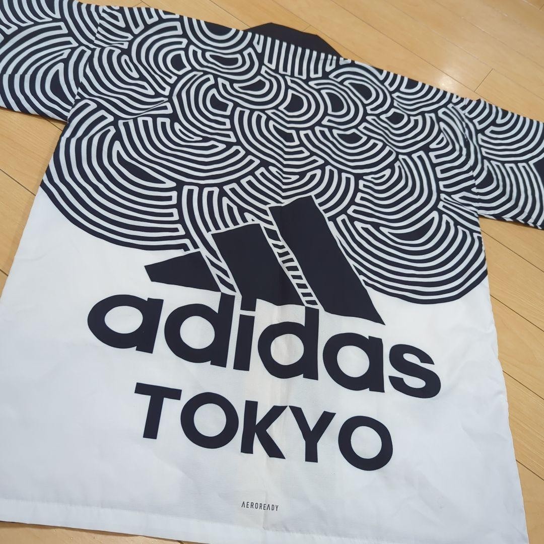 adidas HTC Happi Jacket HIROKO TAKAHASHI L size Summer Tokyo Black White JAPAN