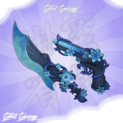 Flowerwood Knife, Gun, Set (CHOOSE) Murder Mystery 2 MM2 Godly Knives & Guns