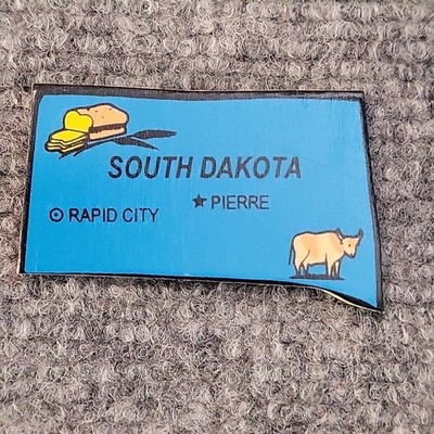 S Dakota REPLACEMENT STATE Small World Toys Wooden USA Map 1994 Puzzle #2560