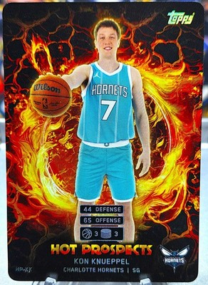 2025-26 Topps Match Attax Kon Knueppel Hot Prospects RC #HP-KK Hornets