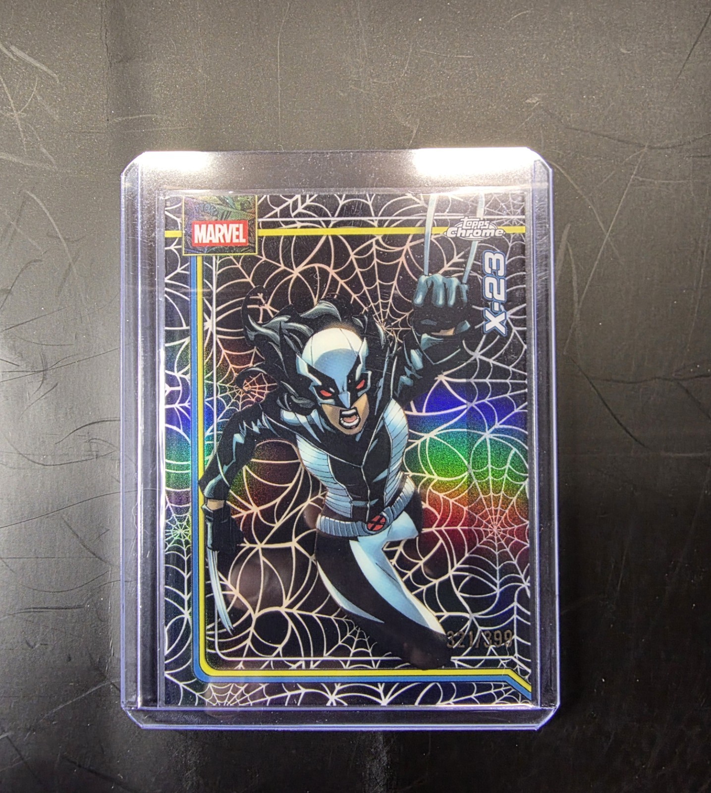 2026 Topps Chrome Marvel X-23 #200 Spider Web Refractor /399