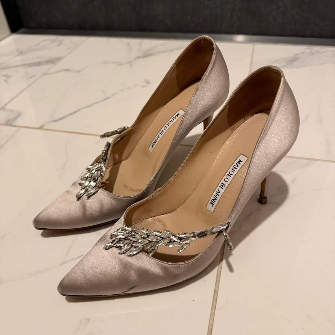 Manolo Blahnik Silver Shoes for Women for sale | eBay