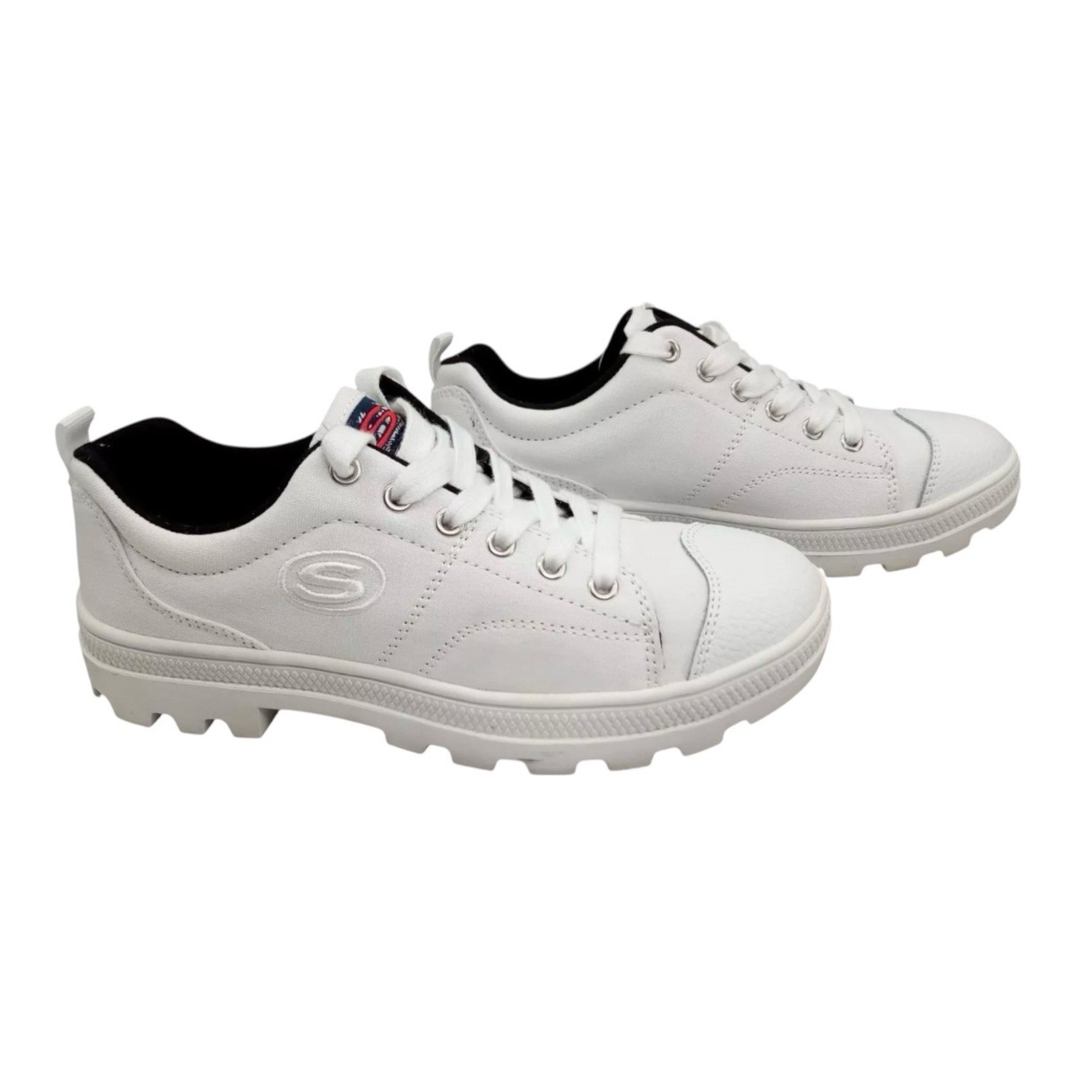 Skechers 74370 Roadies True Roots Womens White 1757 UK