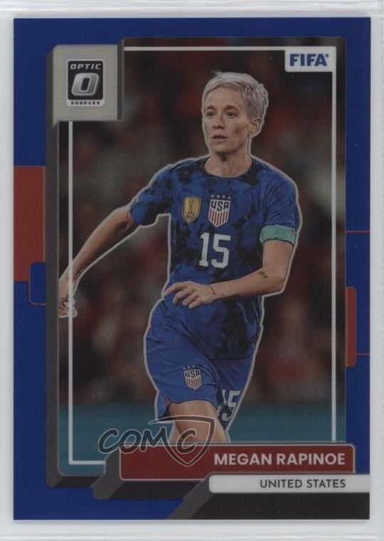 2022-23 Panini Donruss Optic Blue Prizm 31/99 Megan Rapinoe #126 0i7k