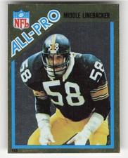 Jack Lambert, 1982 Topps, #143, Pittsburgh Steelers,