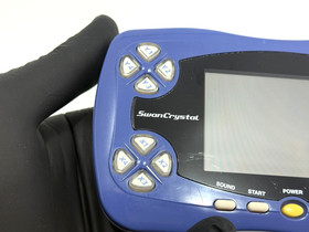 [VGC] Bandai WonderSwan Swan Crystal Blue Violet Console System Boxed VG GoodCon