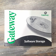 Gateway Software Storage Binder w/ Microsoft Works Suite 2001  Restore CD