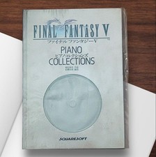 Final Fantasy V Piano Sheet Music Collection, 13 Tracks, 72 Pages, Vinyl Cover