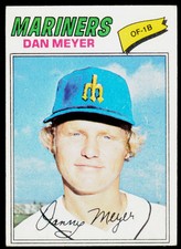 1977 Topps Dan Meyer 527 Seattle Mariners