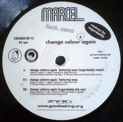 Marcel Feat. Sena - Change Colours Again (12'', Promo) (Very Good Plus (VG+))