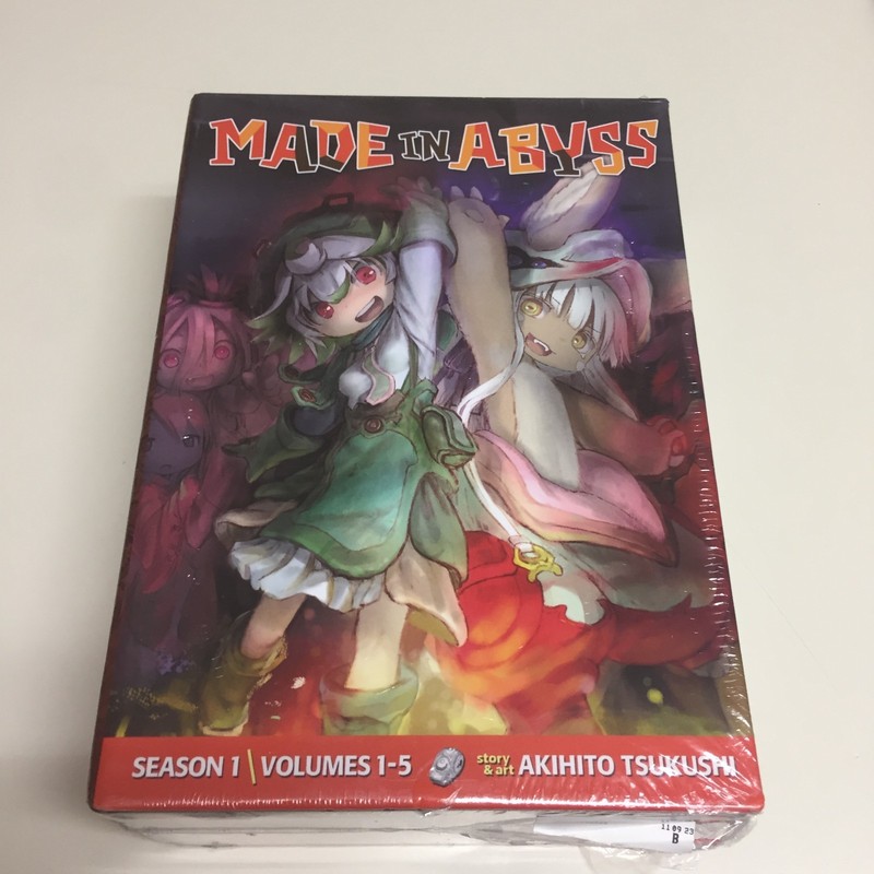 Made in Abyss Manga Box Set Volumes 1-5 English Season 1