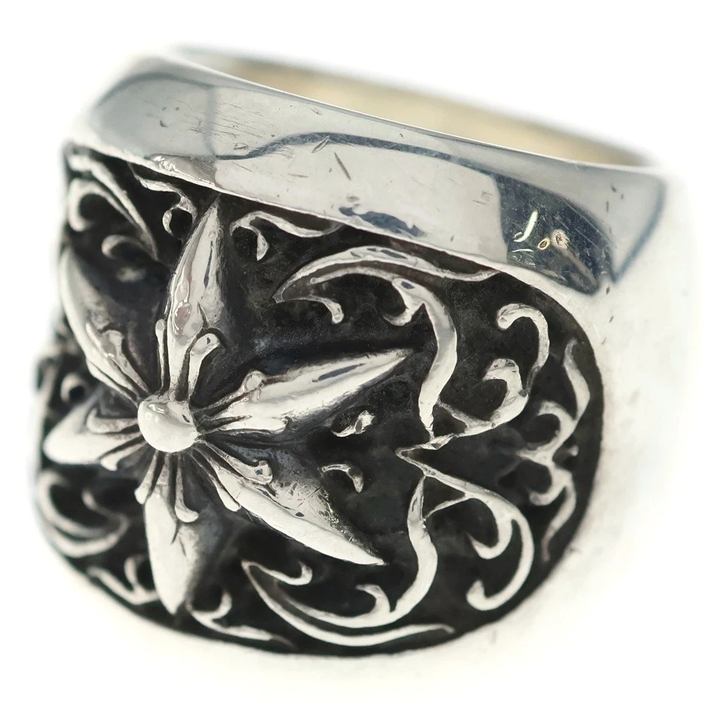 Chrome Hearts CLSSC OVAL STAR Ring 925 US#8 P0079990