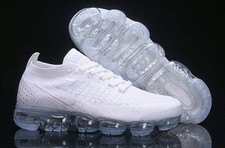 Nike Air VaporMax Flyknit 2 White Women's Running Shoes, Size 5.5 - 8 Women's