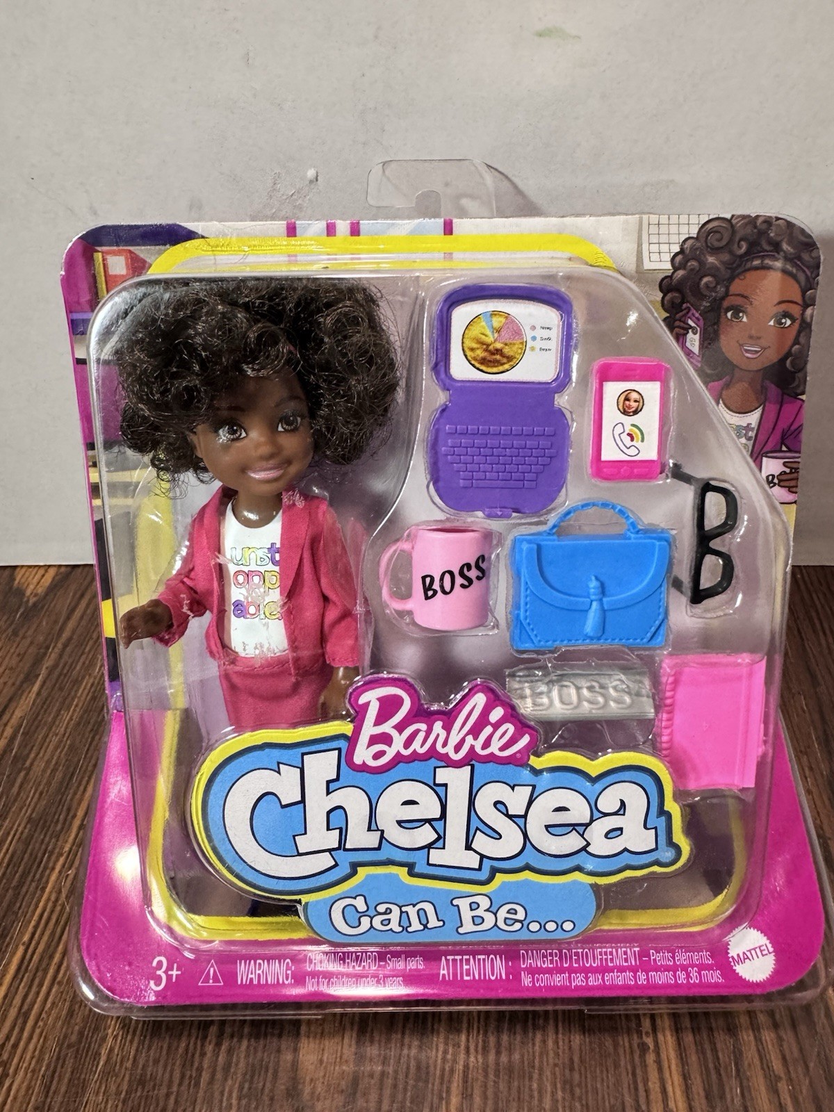 NEW Barbie "Chelsea Can Be... A Business Woman" Doll & Acces