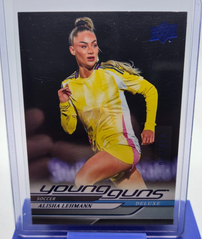 2025 Upper Deck Goodwin Champions  Alisha Lehmann Young Guns Deluxe /250