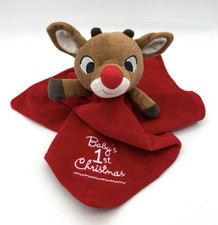 Kids Preferred Baby  s First Christmas Rudolph the Red-Nosed Reindeer Lovey Plush