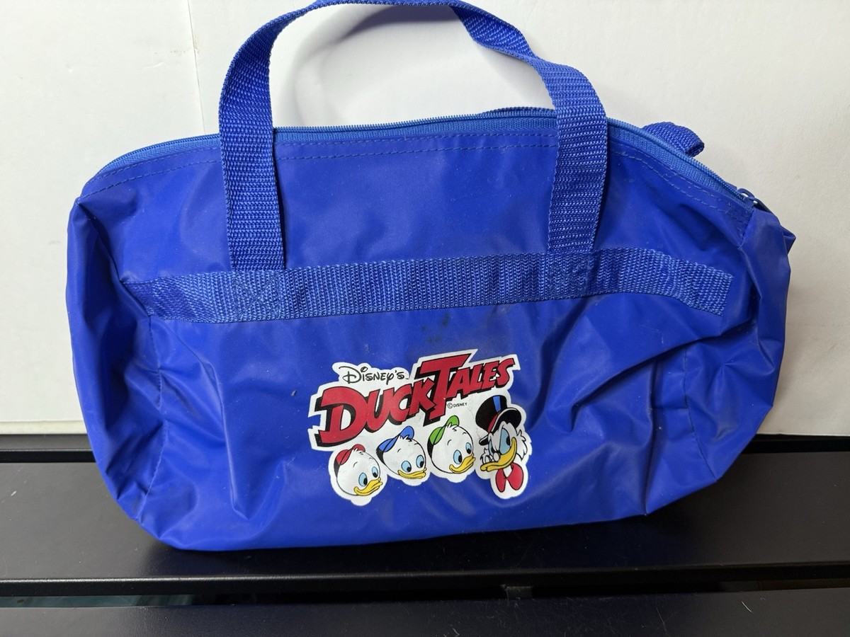 Disney duck tails mini duffle bag Vintage Disney Duck Tales Blue Kids youth small Duffle Bag  main image 2