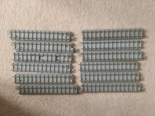 Triang Vintage 1960s Grey Rail Track OO Scale Straight Curved Junctions - Picture 4 of 8