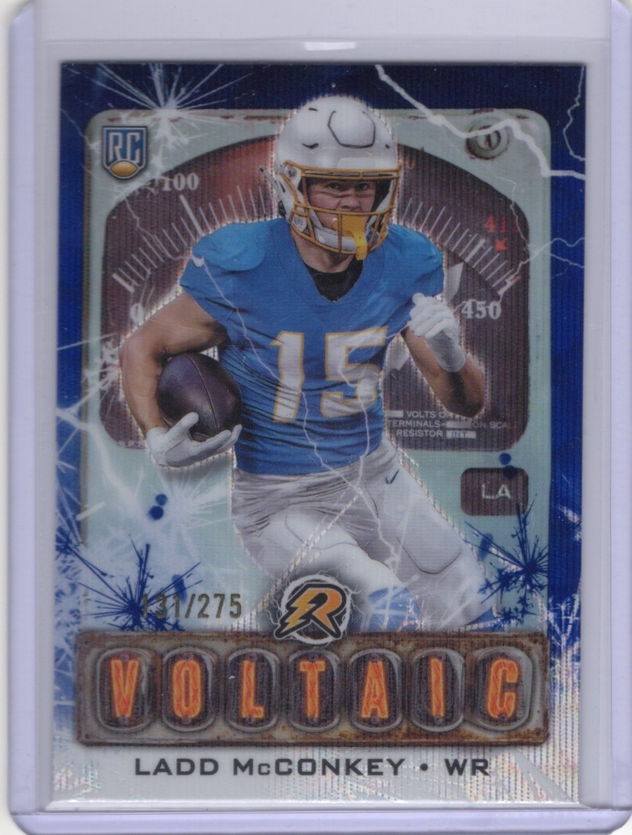 2024 Topps Resurgence Blue Surge /275 Voltaic Ladd McConkey