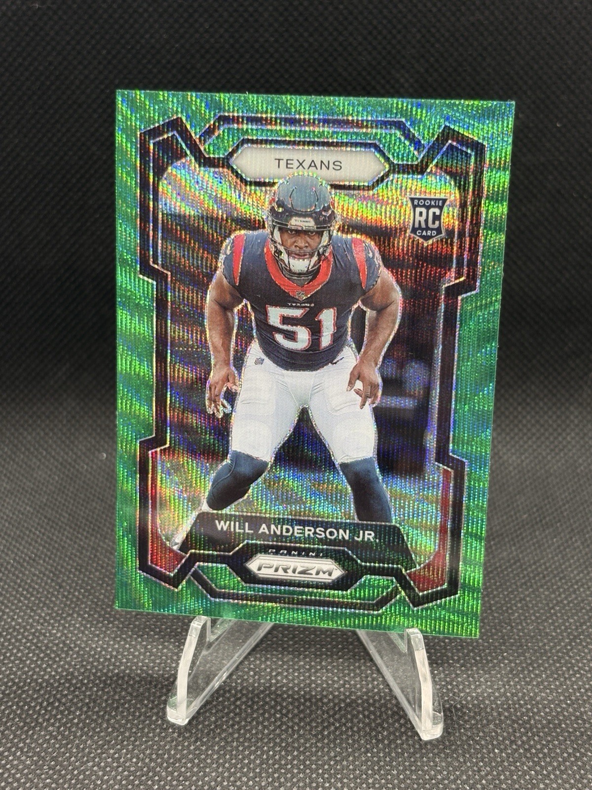 2023 Panini Prizm #342 Will Anderson Jr. Green Wave Card Houston Texans RC