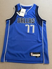 Dallas Mavericks Luka Doncic #11 Nike DRI-FIT Jersey Boys M Blue Sleeveless.
