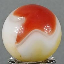 Vintage Vitro All-Red Marble .62 Inches Near-Mint Condition Combined Shipping