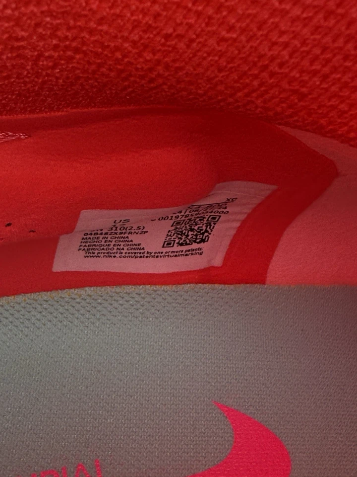 Nike Mens 13 Mercurial Superfly 10 Elite FG Soccer Cleats Ember Glow FQ1454-800 - Image 4 of 4