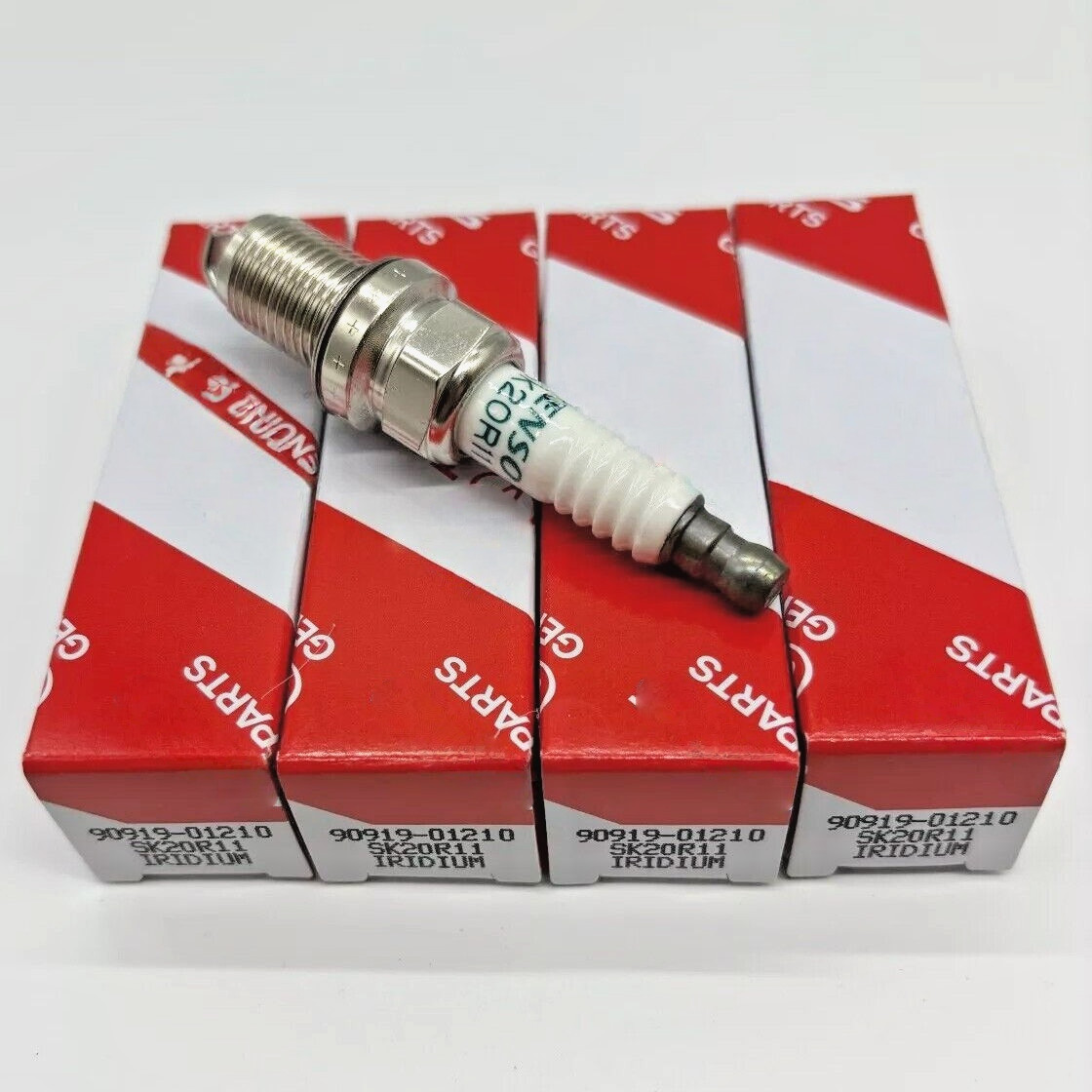 4Pcs DENSO Iridium Spark Plugs OEM 0919-01210 SK20R11 3297 for Lexus Scion Camry