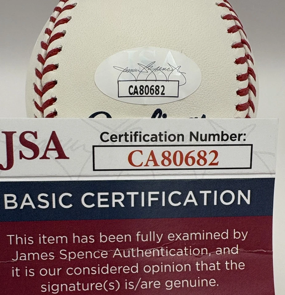 Miguel Cabrera Signed Autographed Gracias Miggy Detroit Tigers Logo Baseball JSA - Image 4 of 4