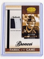 2008 Leaf Certified Materials Fabric of the Game Prime #FOG-98 Jay Cutler /25