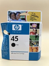 HP 45 Black Ink Cartridge Genuine Open box Expired 2007 Seals Intact