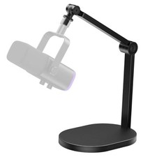 Mic Stand Desk Max Load 2.64 lb Desktop Microphone Stand Boom Arm 1 Black