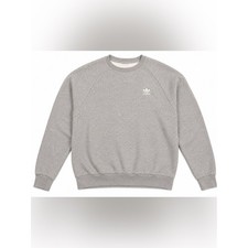Vintage Adidas Originals Mens M Trefoil Gray Crewneck Pullover Sweatshirt