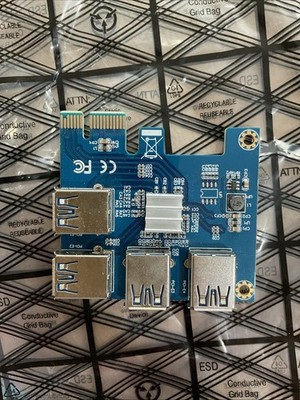 PCI Express Multiplier Card ETH Adapter for Bitcoin Mining Riser Card