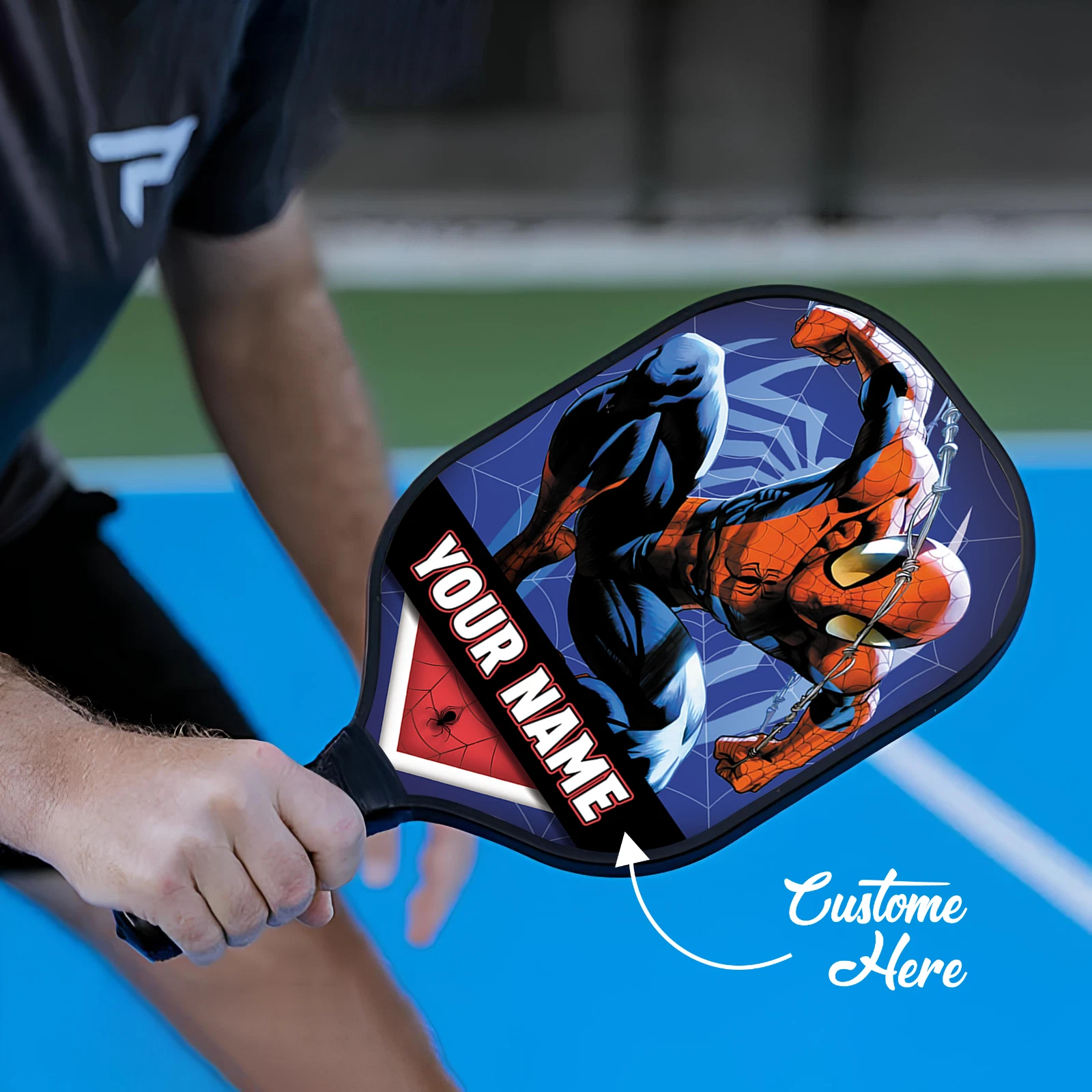 Spiderman Pickleball Paddle Marvel Gift Custom Paddle for Fans