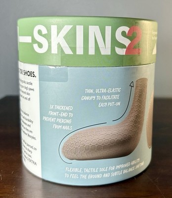 New Paw-Skins 2.0 Skin-Like Dog Boots Medium Green Strap-Free Paw Shoes Set of 6