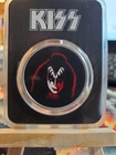 gene simmons Kiss Rock Band 2024 1oz .999 Fine Silver Round Coin Colorized