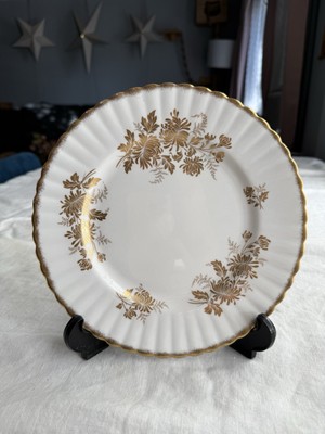 ROYAL ALBERT GOLDEN GLORY Dinner PLATE Set of 3   9.25  Vintage 1950 s