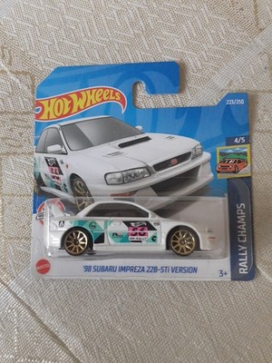 Hot Wheels 2021 Treasure Hunt 98 Subaru Impreza 22B-STi Rally Champs Version